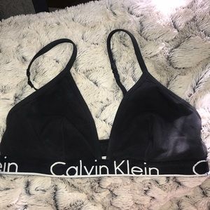 Calvin Klein cotton bralette! Never worn!